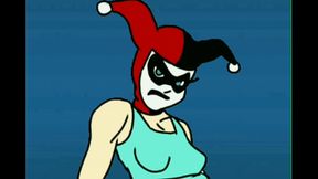 Arlequina com aquela vontade