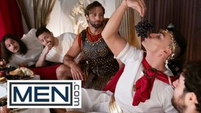 Caesar Mrdeepvoice Sits On His Gladiator Champion Dom Kings Cock Like Its His Throne