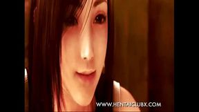 Sexy Anime Girls – Tifa Lockhart Rides Dick Hard for Hot Creampie Finish