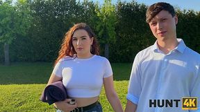 Slutty babe Suzie Sparklez let me fuck her for money while her bf is watching