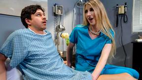 ”Big Titted tbabe nurse handles patients boner”
