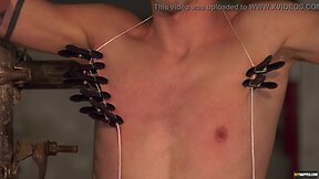 Sebastian kane tortures restrained sub teenager with clamps