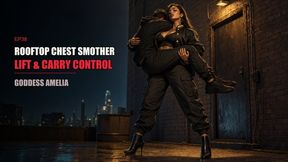 Smothered Against My Chest On The Rooftop