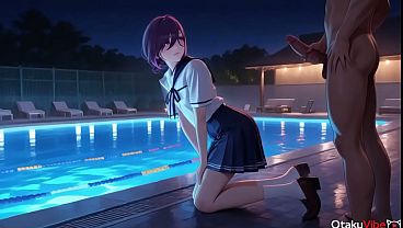The same continued when Reze sucked Denji by the pool [AI]