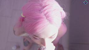 Food Porn&juicy Blowjob in Kitchen