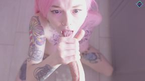 Food Porn&juicy Blowjob in Kitchen