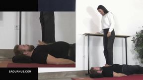 Slave under the feet of Mistress Natasa PP A wmv