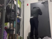 Public self piss with buttplug in my hole