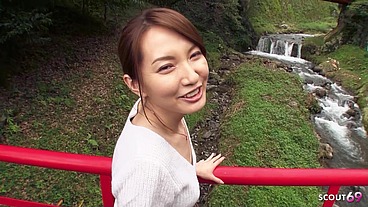 Skinny Asian Mature Wife talk to Cheating Suck and Swallow by Stranger in Uncensored JAV POV Porn