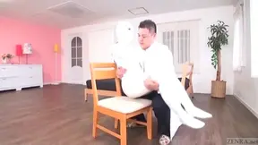 Bizarre Japanese Woman Fully Bandaged Thrills in Unique Erotic Showdown