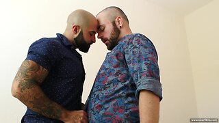 Hot bear daddies: atlas grant and dax librastic get wild with anal, rimming, and bareback action!