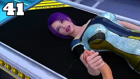 Shy Emo Teen Gets Rescued In Space For Busty Hentai Game Adventure