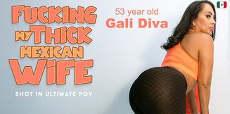 Fucking my Thick, big ass Mexican Wife Gali Diva in POV style in our bedroom