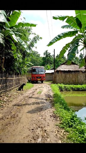 A bust run Rong road