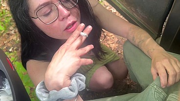 Smoking and Teasing his Dick during Smoking