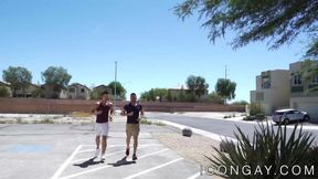 Macho Lance Hart ass drilled after sensual blowjob