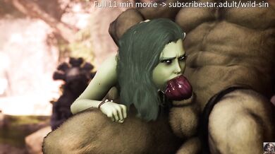 Song of the Dryad and the Lionheart | 3D Furry Porn