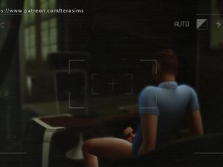 A excited cheating wife who finds a fresh toy to play with her vagina - The sims 4