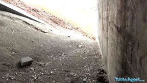 Public Agent Rhiannon Ryder fucked under a bridge