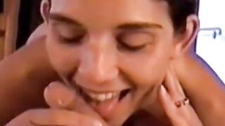 Hot Girl's Expert Blowjob Techniques - POV BJ with Perfect Facial
