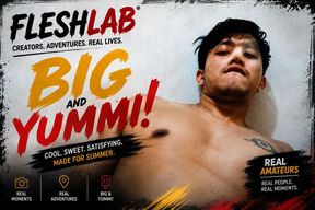 BIG AND YUMMI: Tatted Pinoy Twink Deepthroats Dildo and Unloads Hard at Home