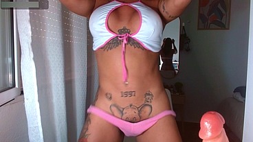 TS Angelique Monroe - Webcam show from July 26, 2025