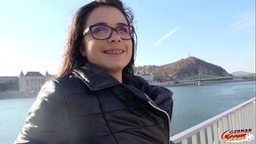GERMAN SCOUT - College Teen Mi with bces seduce to Deep Anal at Public Street Casting