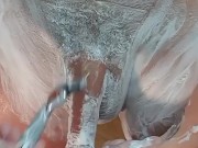 Being me doesn't just happen... it take some work! Shaving ass, crack and sack... and tummy and cock