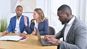 flustered office slut eveline dellai seduces her colleagues into an interracial dp orgy gp3359