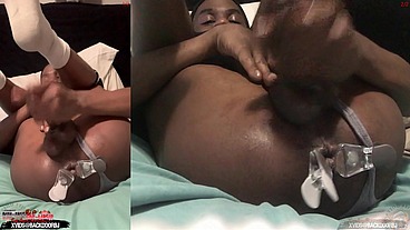 Clips On My Ass Lips for the Bros ( ANGLE 1&2 OF 2 ) - I got a fat asshole so this is how I Masturbate these days! - Ass Monkey ( Members Only EXCLUSIVE Content )