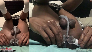 *PREMIUM* Clips On My Ass Lips for the Bros ( ANGLE 1&2 OF 2 ) - I got a fat asshole so this is how I Masturbate these days! - Ass Monkey ( Members Only EXCLUSIVE Content ) - Starring DJ ButtPussy