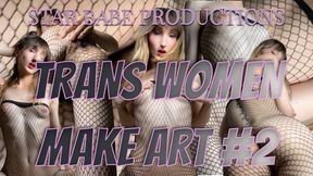 Art #2 Trans Stripper Fishnet Ass Shake & Tease