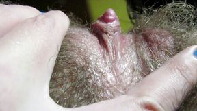 Big clit hairy pussy compilation