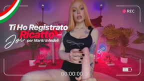 Ti Ho Registrato – Ricatto JOI per Mariti Infedeli ITA - tradimento fantasia - giochi di ruolo - mistress italiana - MILF - handjob dildo - femdom pov