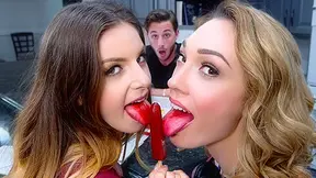 Lucas Frost & Stella Cox in My Little Step sister's Sleepover - DigitalPlayground