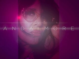 A lot of cum over my nylon leg