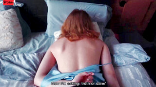 Stepmom's Hot Stepdaughter Plays 'Truth Or Dare', Ending Up With A Facial