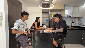 I give my delicious ass to a young interviewer just so they'll give my husband his dream job. REAL ANAL SEX