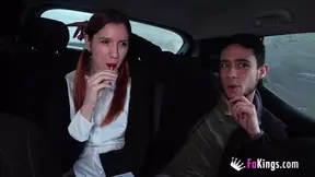 18 Years Old Astrid Ortiz Snacks a Giant Cock