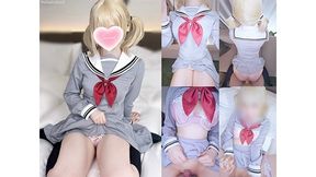 Aliceholic13school Uniform Cosplay　fair-skinned Petite Cosplayer Picked Up On The Street & Fucke