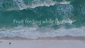 Fruit Feeding while Floating