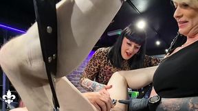 mistress baton & miss scarlet graves: prostate milking