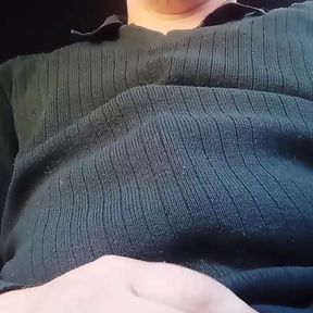 Naughty Cock Rubbing at Work and Dirty Talk