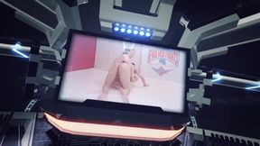 Muscular Brandi Mae destroys a guy anally in Nude Wrestling EVOLVED FIGHTS