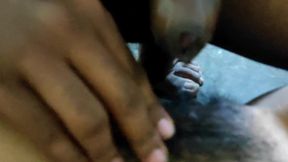 Indian Desi Wife Husband First Ever Long Fuck in Kitchen Sucking Cock Licking Boobs