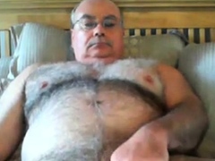 Grandpa Strokes His Big Daddy Dick