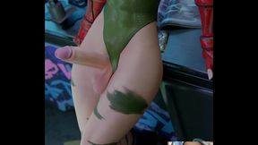 Transgender Cammy With Her Delicious Cock Out
