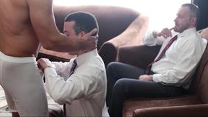 MissionaryBoys.com: Big cock Elder Foster threeway