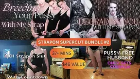 37 MINS Strapon Supercut Bundle #2: JOI Strapon Slut With Countdown, Degrading You With My Strapon, Pussy-Free Husband