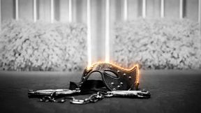 Tied to bed &mdash;  MILF gets electro-orgasms from tens unit and Clit vibrator - Pussy Estim TRAILER